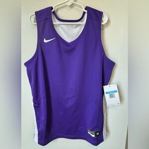Nike Purple and White Sports Tank - NWT- boys Medium